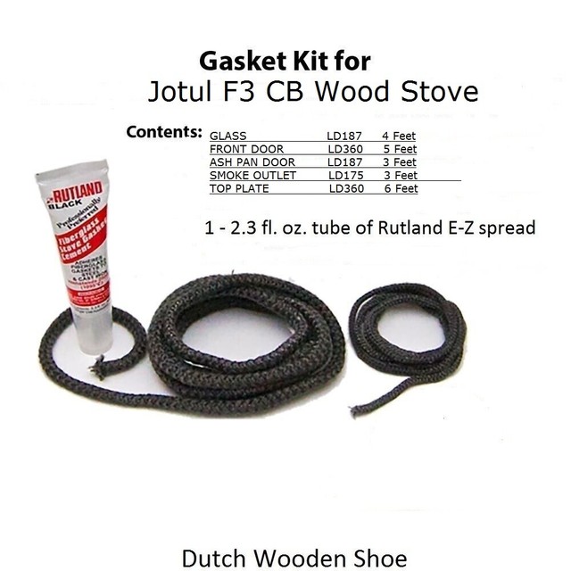 Jotul Wood Stove F3 CB Gasket Kit (157050 ) eBay