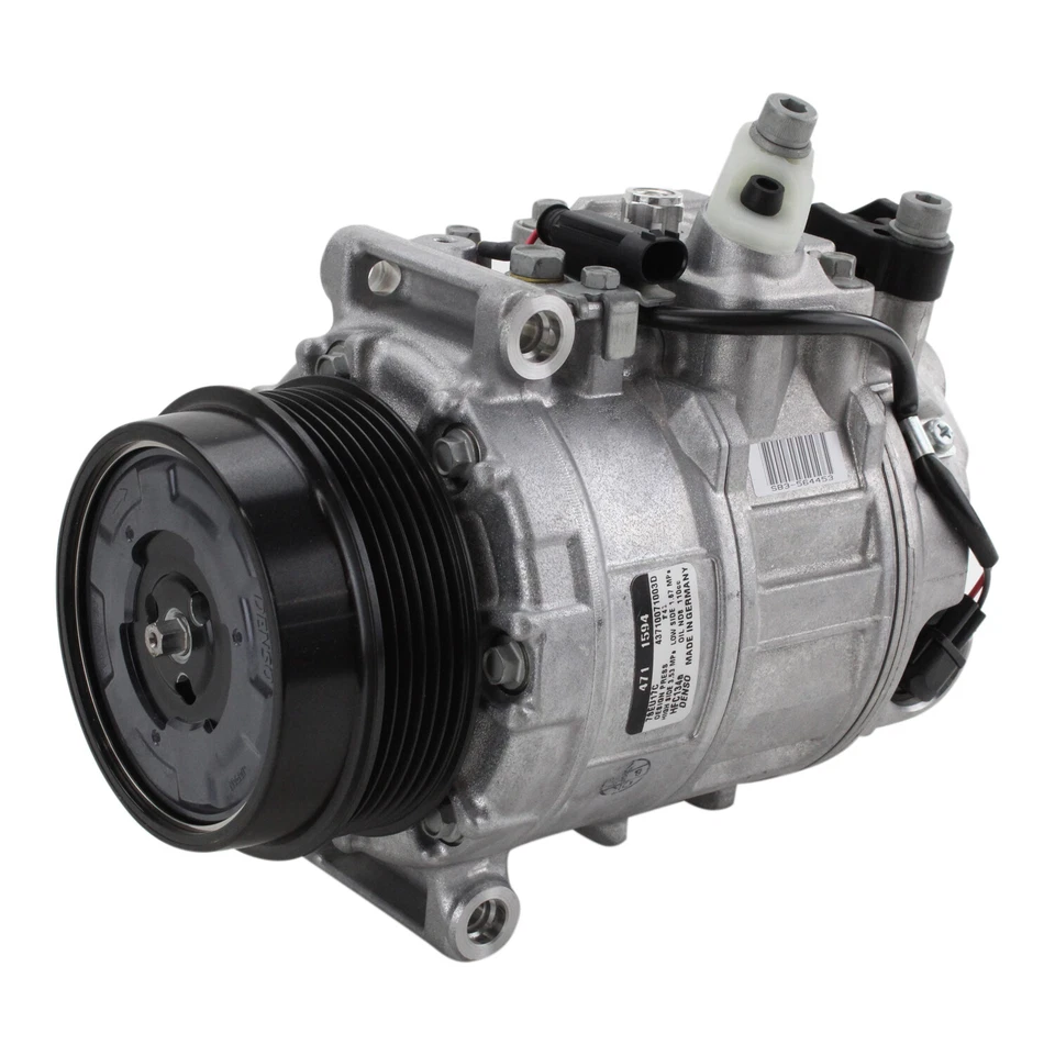 Compresor y embrague de aire acondicionado Denso 471-1594 nuevos para Mercedes-Benz X164 X166 W251 Foto 2 de 4