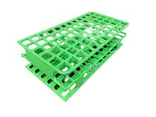 VWR Polypropylene Green 72-Position 13mm Test Tube Rack Holder