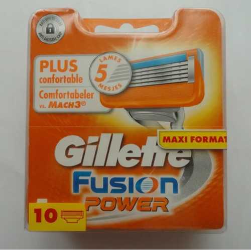 Pack De 10 Lames Gillette Fusion Power - Rasoir ProGlide - Neuf