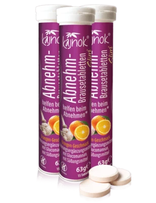 KAJNOK | DUO-TRADE GMBH Abnehm-Brausetabletten von kajnok - Konjak Glucomannan