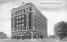 H4641    IRONTON, OH.     POSTCARD,   HOTEL  MARTING