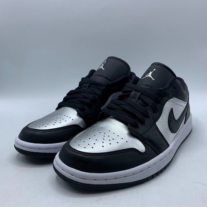 Nike Air Jordan 1 Low SE Black Metallic Silver DA5551-001 Nike Air Jordan 1 Low SE Black Metallic Silver DA5551-001