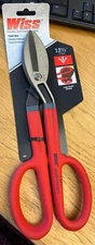 Wiss 12-1/2" Tinner Tin drop-forged Metal Roofing Shears ag qty 1