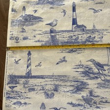 Spring Industries,Inc. Fabric~#9501 Seashore Pattern~Pre-Washed~Cotton~BTY