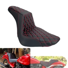 Driver Passenger Seat Red Stitching For Harley 18-25 Fat Boy 23-25 Breakout FXBR