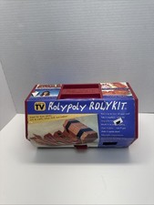Vintage ROLYKIT Organizer - RED - Roll-Up Case Storage Box