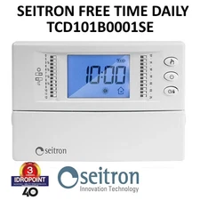 CRONOTERMOSTATO SEITRON FREE TIME DAILY GIORNALIERO TCD01B0001SE