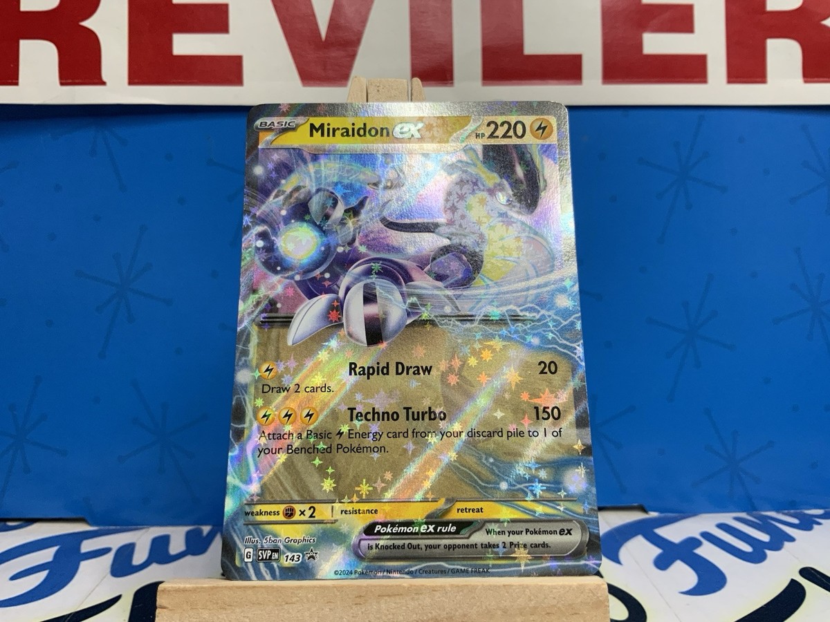 Pokemon Miraidon ex Holo #143 Promo Sv: Scarlet & Violet Promo