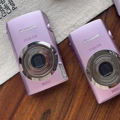 Canon IXUS 210 IS Compact Digital camera 14.1MP 5x Optical Zoom English Pink