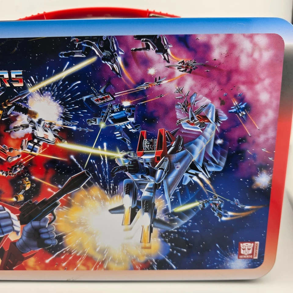 Funko Pop GI Joe vs Transformers American Heroes Collectible Metal Tin Lunch Box - Image 3 of 4