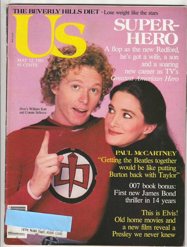 US MAGAZINE V 5 # 10 MAY 1981 GREATEST AMERICAN HERO ELVIS JAMES BOND McCARTNEY