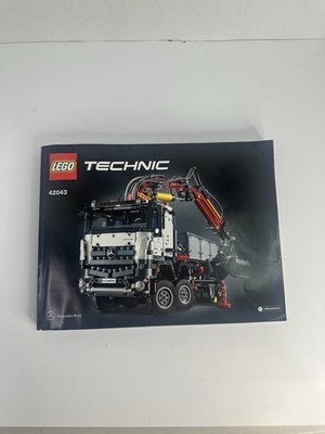 LEGO 42043 Mercedes-Benz Arocs 3245 Technic Book Instruction Manual