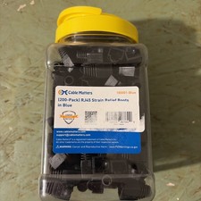 Cable Matters 200 Pack Cat6 / Cat5e RJ45 Strain Relief Boots, RJ4