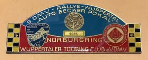 Badge Auto émaillé – Nationale Stern Fahrt Nurburgring 6-7 Juin 1964 – Vintage