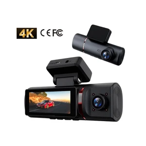 4K Dash Cam Front Rear 4G GPS WiFi 3-4 Channel DVR + 64GB Lexar Card