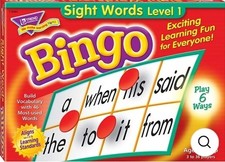 Trend Bingo Sight Words Level 1 Game
