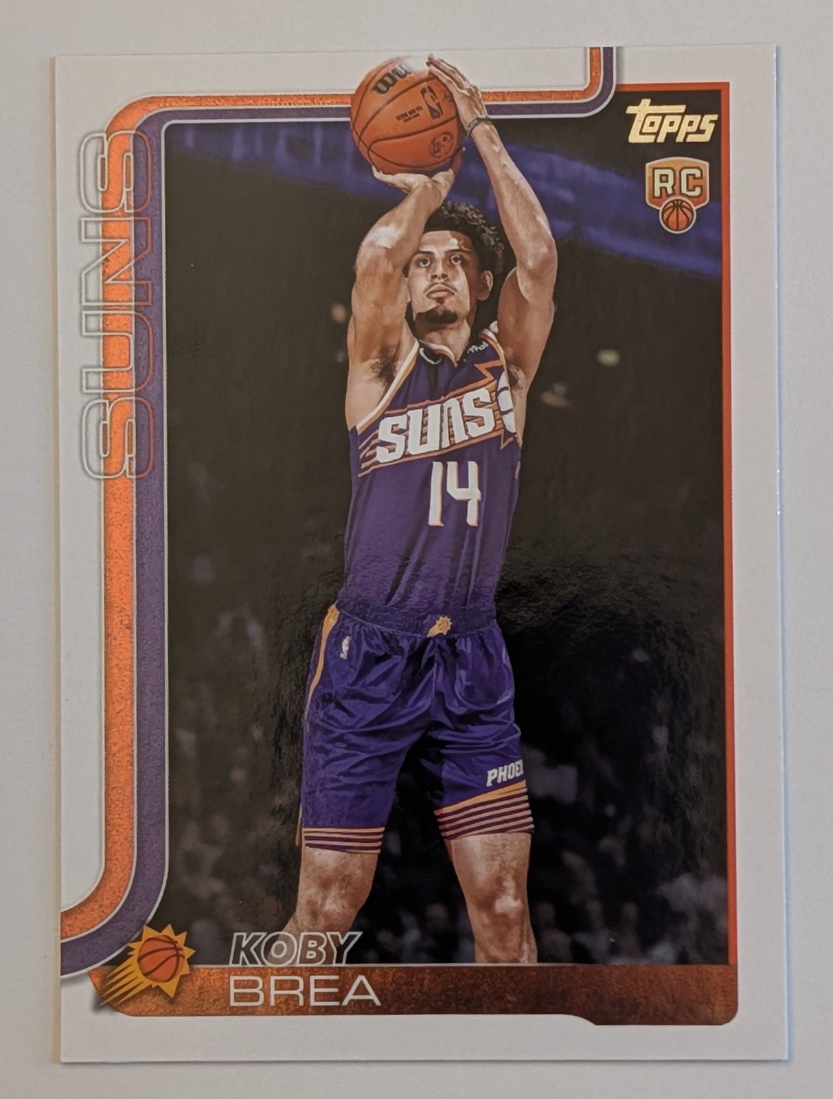 2025-26 Topps #242 Koby Brea RC Rookie Phoenix Suns