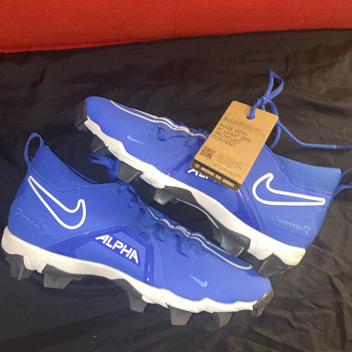 Nike Alpha Menace 3 Shark White Game Royal for Sale 