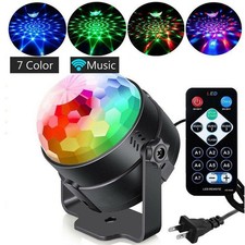 Portable Mini RGB Led Stage Laser Light DJ KTV Projector Disco Party Strobe Lamp
