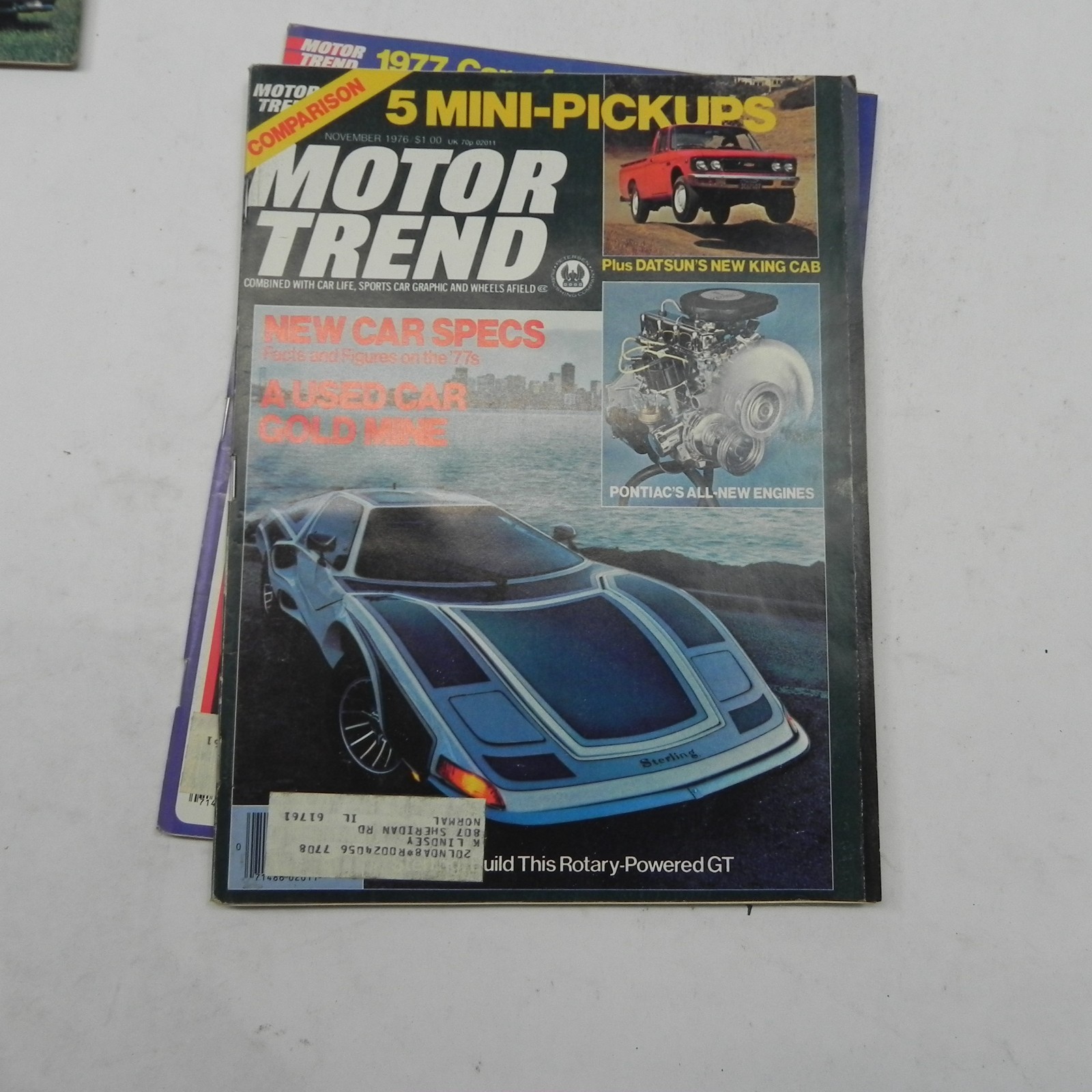 1976 MOTOR TREND MAGAZINE LOT OF 12 ISSUES FULL YEAR RACING PERFORMANCE CARS