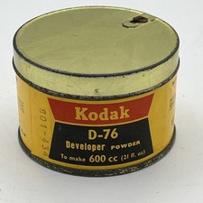 Vintage Kodak Developer D-76 Unopened Can Film Processing Collectible Camera NOS