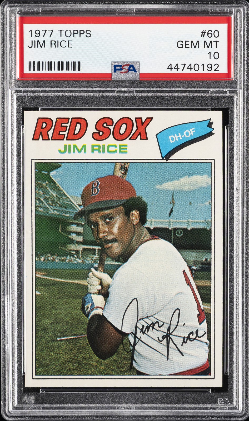 1977 TOPPS #60 JIM RICE PSA 10