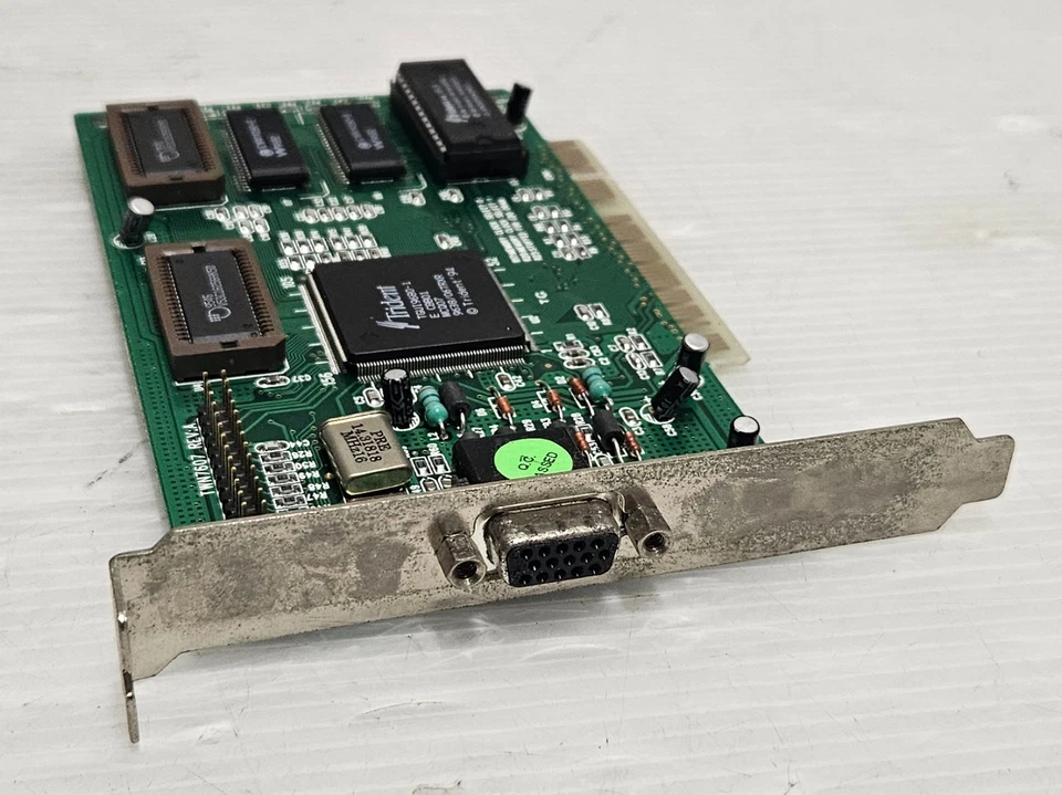 Trident TGUI9680-1, VRAM 2MB, PCI, VGA, Union TWN7607, WORKING CARD - Image 2 of 4