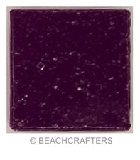 Eggplant Purple Vitreous Glass Mosaic Tile Pieces - 25 Tiles 3/4 inch