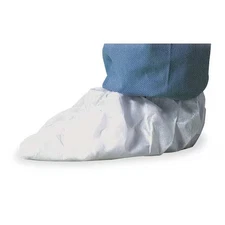 Dupont Ic451swhlg01000b Cleanroom Shoe Covers, Tyvek(R) Isoclean(R), White,