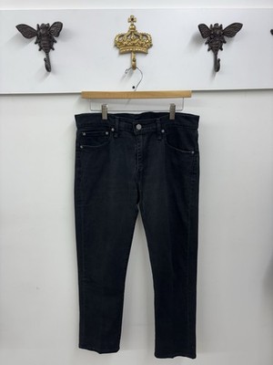 Levi Strauss & Co. 511 Denim Slim Fit Men's Jeans Size 33x28 In Black