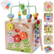 Montessori Activity Cube for Toddlers  Educational Toys for 1-3 Years Old