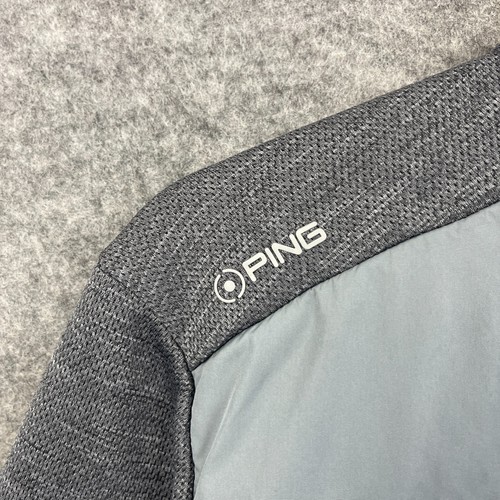 PING Jacket Mens Large Grey Dover Thermal Sensorwarm Golf Hybrid Padded Quilted - Picture 2 of 10