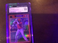 Elly De La Cruz 2023 Leaf Web Exclusives Pro Set Gold Red, #PSG-58, graded 10