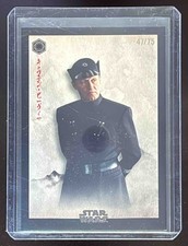 2025 Topps Star Wars Meiyo Captain Peavey First Order Black Foil /75 #FO-4
