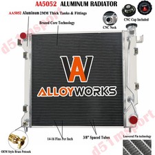 2 Row Aluminum Radiator For 1997-1999 98 Dodge Dakota Durango 3.9L 5.2L 5.9L