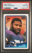 1988 TOPPS #157 CHRIS DOLEMAN PSA 10