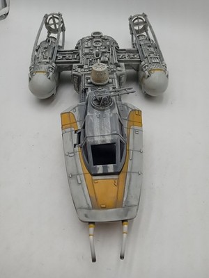30th anniversary Star Wars Y-Wing Fighter Vehicle Gold Squadron #ujs1
