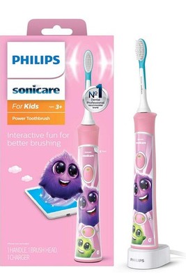 Philips Sonicare for Kids 3+ Bluetooth Connected Rechargeable Electric Power Too