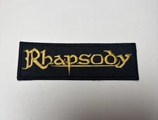Rhapsody Patch Iron/sew On Band Patch Rhapsody Of Fire Band