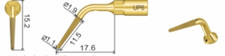 1 Parodontale-Spitze UP6 kompatibel mit Mectron* Piezosurgery **CE**T&Uuml;V**FDA**