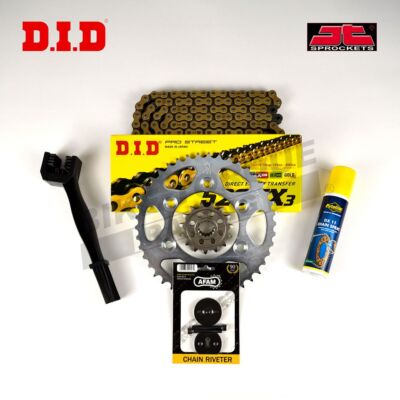 DID JT X-Ring Gold Chain & Sprocket Kit for Triumph 800 Speed Master 2004-2006
