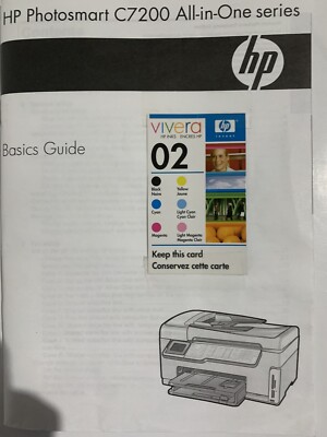 HP PHOTOSMART C7200 ALL-IN-ONE SERIES BASICS GUIDE BOOKLET FOR PRINTER