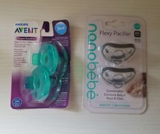 Philips Avent Green Super Soothie 3 Mths Nanobebe Flexy 0-3 Months Pacifiers