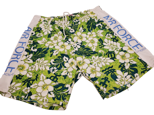 Rebel Wear Lacrosse Maui Hawaiian AirForce Shorts Mens 32in waist - Bild 1 von 7