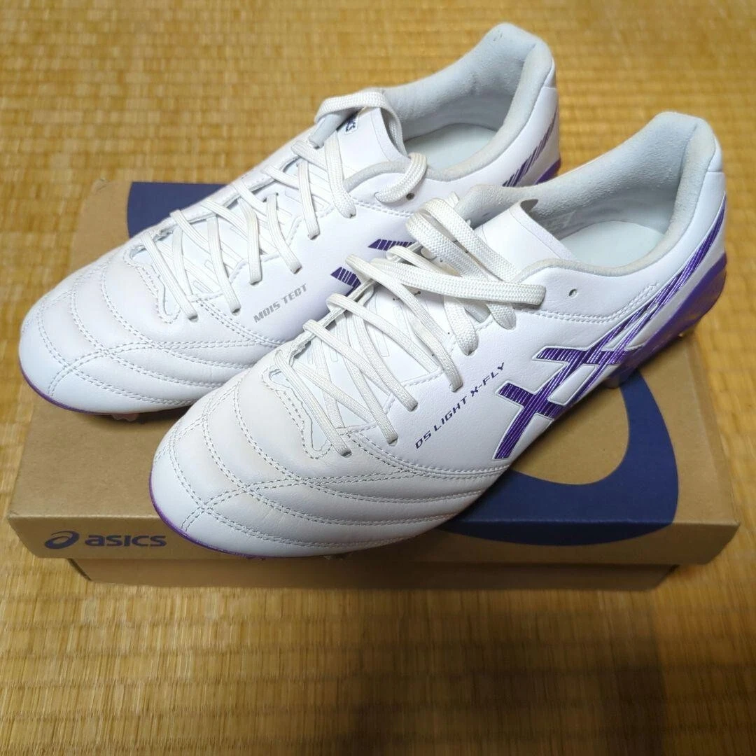 Scarpe tacchetti calcio ASICS DS LIGHT X FLY 5 bianco viola gentle 1101A047.104