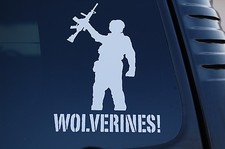 Wolverines Vinyl Sticker Decal Red Dawn Movie...