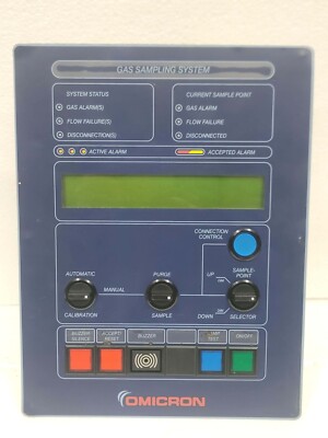 OMICRON OGS 3.1 DISPLAY GAS SAMPLING SYSTEM JE 178 020 REV. 1.01