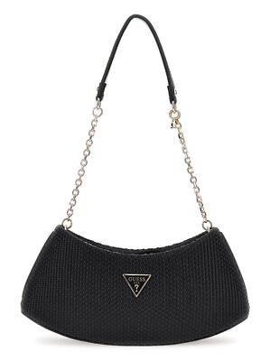 GUESS Phaedra Top Zip Shoulder Bag Schultertasche Tasche Black schwarz