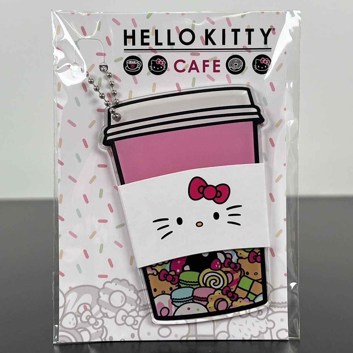 Hello Kitty Cafe Las Vegas Exclusive Coffee Cup Keychain - NEW | eBay